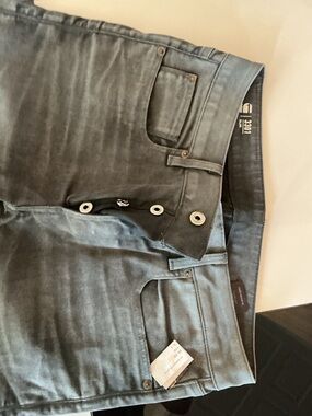 G-Star 3301 Slim Straight Jeans in Washed Gray